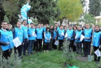Another front yard renovated in the framework of the project “Our Front Yard” is commissioned with participation of Leyla Aliyeva 
