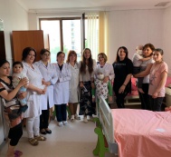 Leyla Aliyeva visits the Haematology and Transfusion Research Institute 