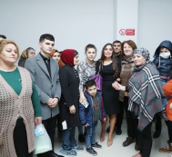 Лейла Алиева встретилась с детьми, лечащимися в Национальном центре гематологии и трансфузиологии