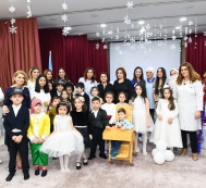 First Vice-president Mehriban Aliyeva becomes familiar with the conditions created at the Child Psychoneurological Centre after basic repair 