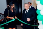 Лейла Алиева приняла участие в церемонии открытия ресурсного центра