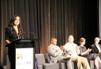  Leyla Aliyeva delivers a speech at a plenary session of the World Parks Congresses and holds a series of bilateral meetings