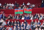  A friendly match between Azerbaijani and French wrestlers takes place in Paris