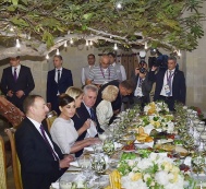 Состоялся совместный ужин Президента Ильхама Алиева с главами государств, правительств и высокопоставленными гостями – участниками церемонии открытия первых Европейских игр