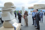 Лейла Алиева ознакомилась с произведениями, созданными в рамках I Международного скульптурного симпозиума «Песня в камне»