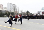 President Ilham Aliyev and First Lady Mehriban Aliyeva attend the ceremony of commemorating the Khojaly genocide victims